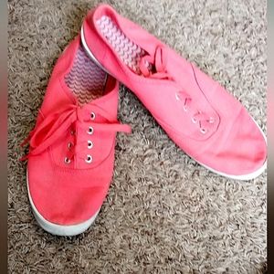 Coral sneakers